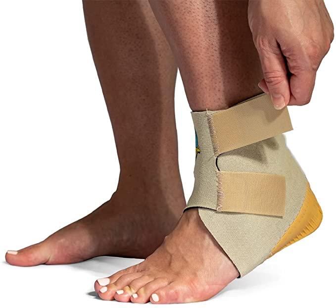 Подпяточники Tuli's Cheetah yellow на липучках бежевые