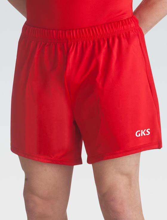 Шорты мужские для спортивной гимнастики GK Sport М134 Красные