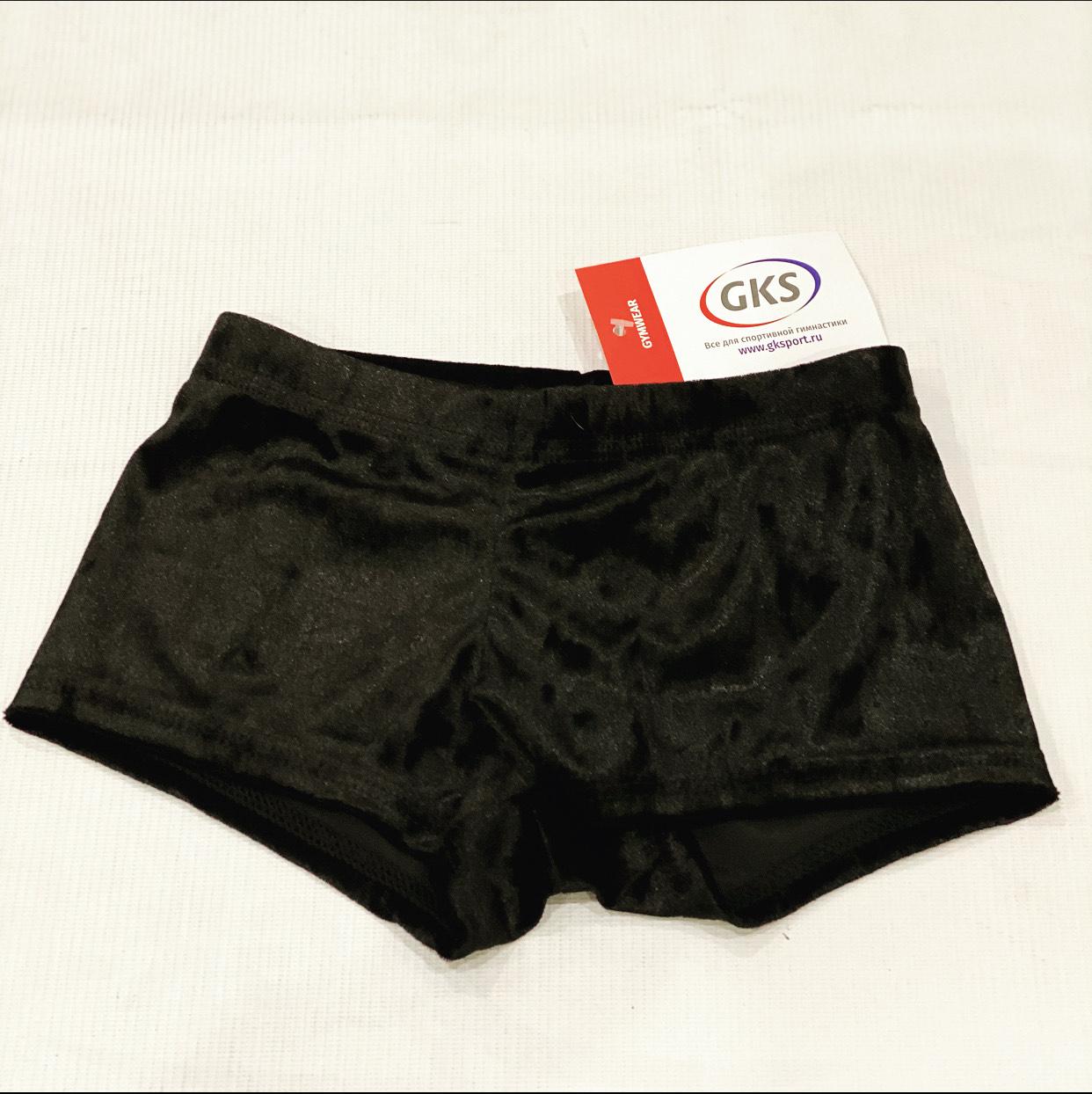 Шорты женские для спортивной гимнастики GK Sport шкм2.1 черные