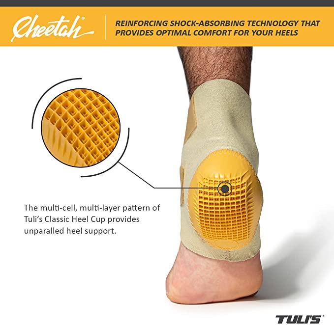 Подпяточники Tuli's Cheetah yellow на липучках бежевые