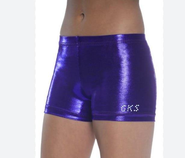 Шорты женгские для спортивной гимнастики GK Sport 6237 фиолетовые