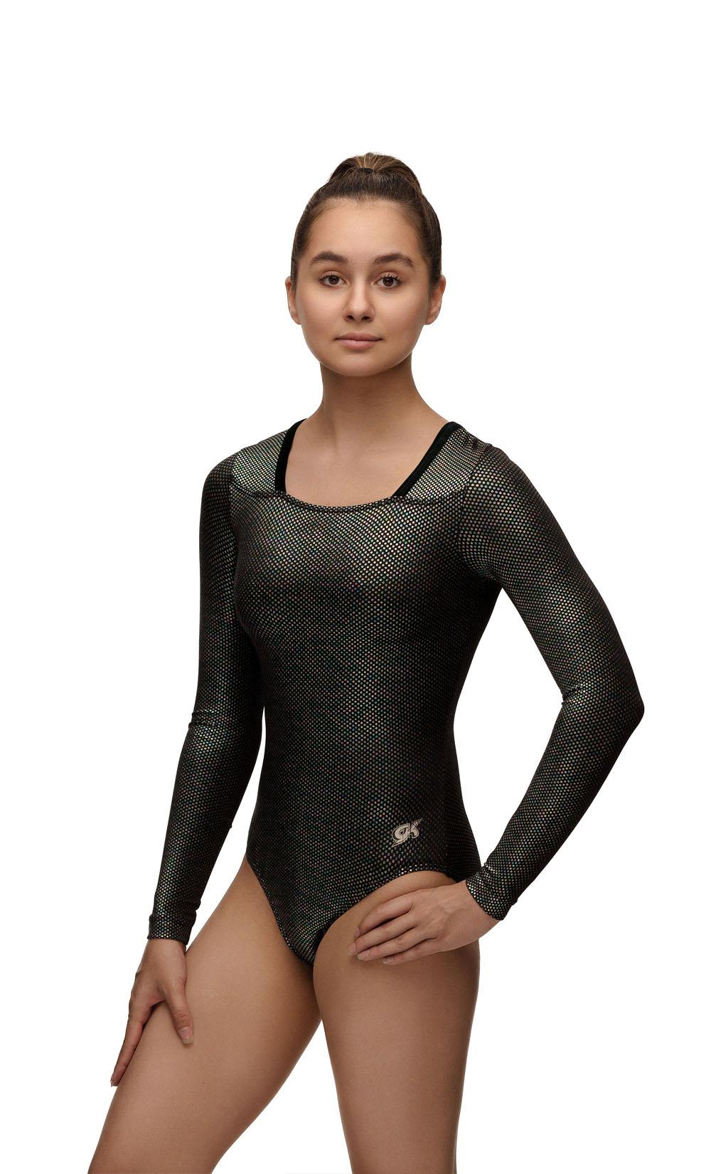 Купальник женский для гимнастики GK Elite 9507 с рукавами