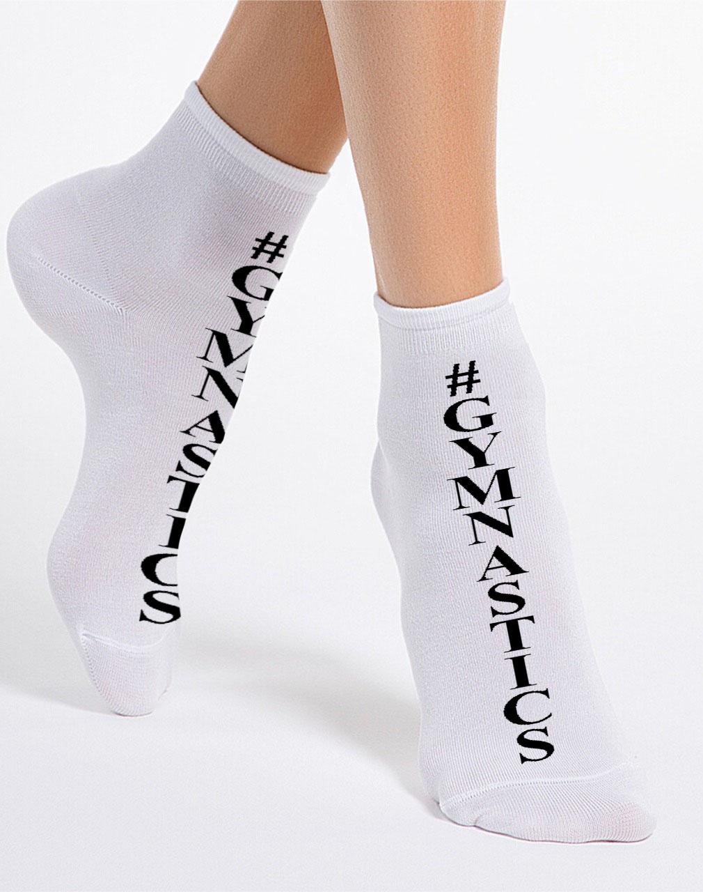 Носки для спортивной гимнастики GK Sport Gymnastics 6081 белые