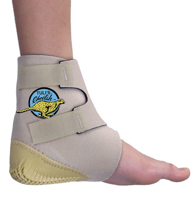 Подпяточники Tuli's Cheetah yellow на липучках бежевые