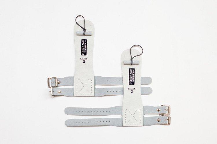 Гимнастические накладки женские на брусьях Double Skin белые