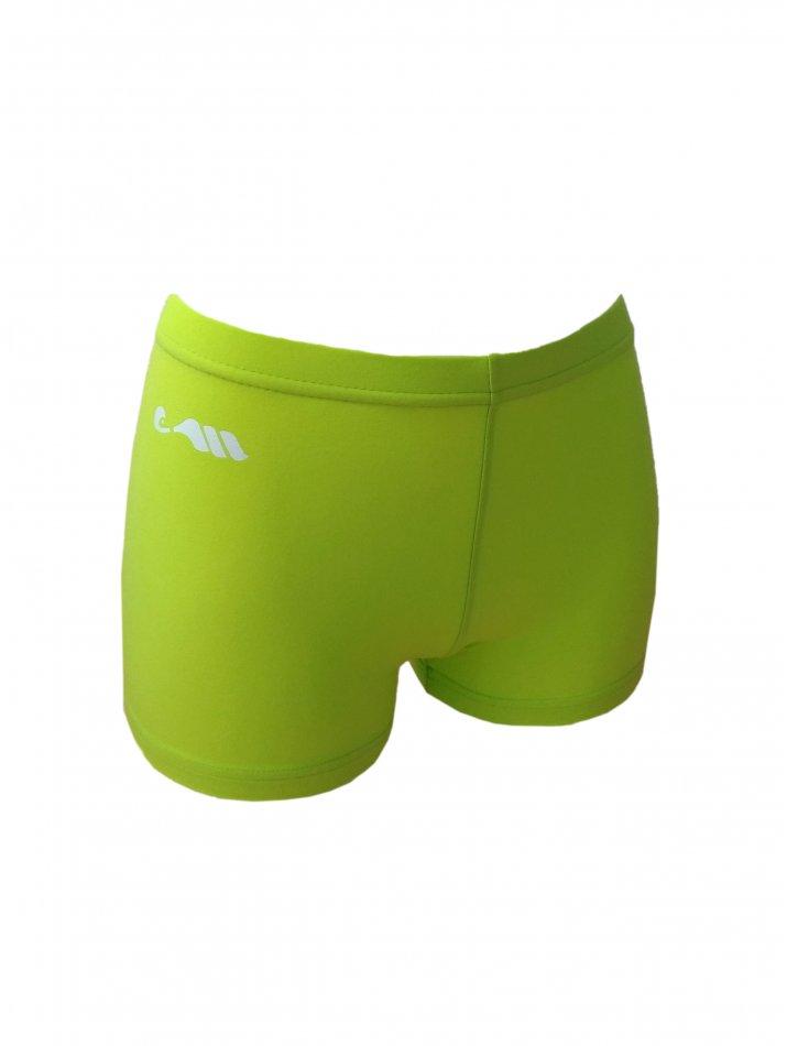 Шорты женские для спортивной гимнастики Christian Moreau Short Granit салатовые
