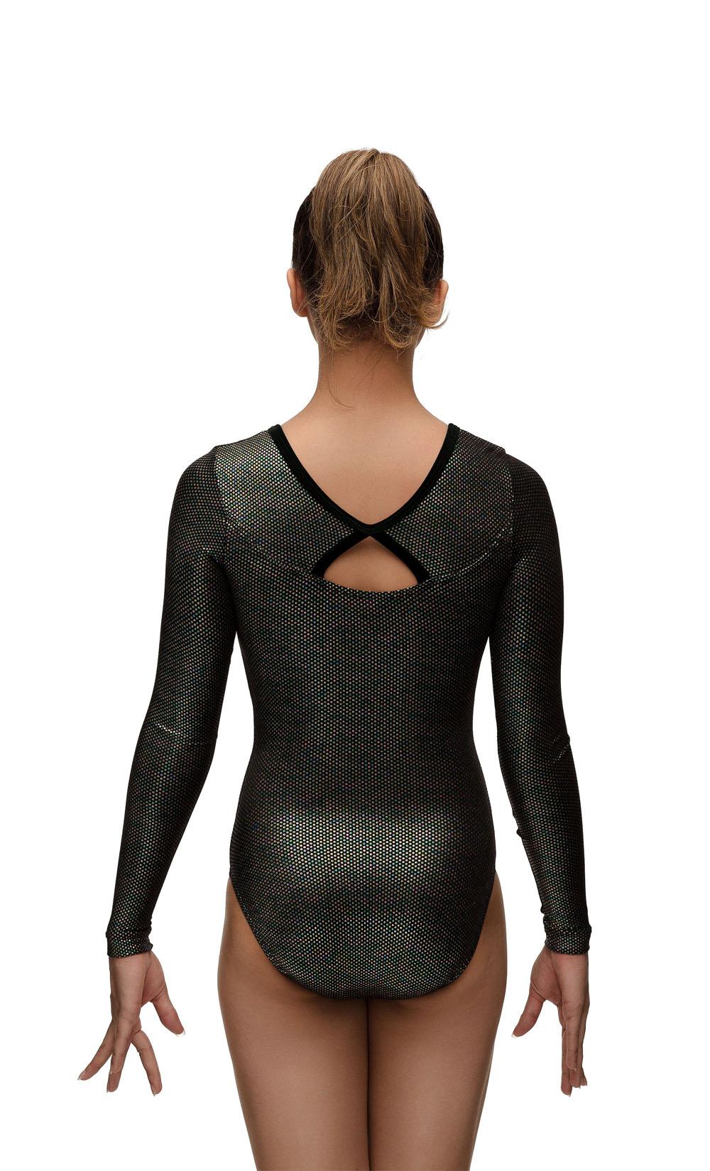 Купальник женский для гимнастики GK Elite 9507 с рукавами